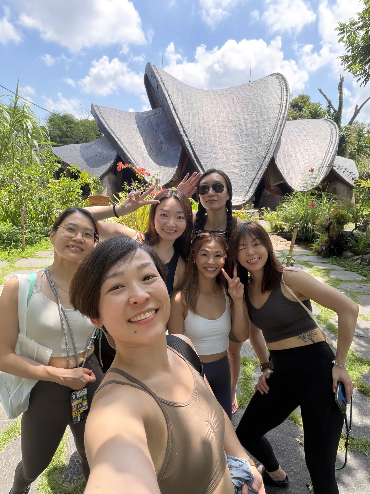A shared moment with the OMIYOGA community